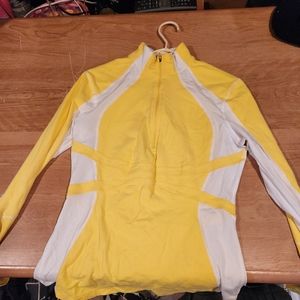 LULULEMON LOT WARM UP JACKET AND SHORTS